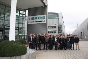 Gruppenfoto AWF-AG Produktionsplanung bei Siemens